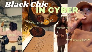women in cyber security tips,viral D.C eats, modest GRWM, Pilates | week in life of Cyber Engineer