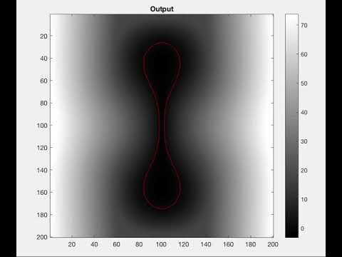 Mean Curvature Flow Simulation - Shape 2