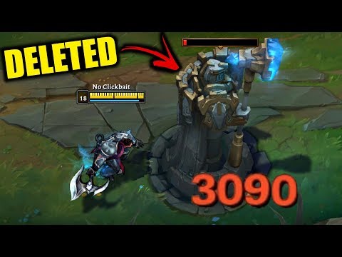Darius Oneshots Turret & Deals 2000 True Damage with ULT (R)