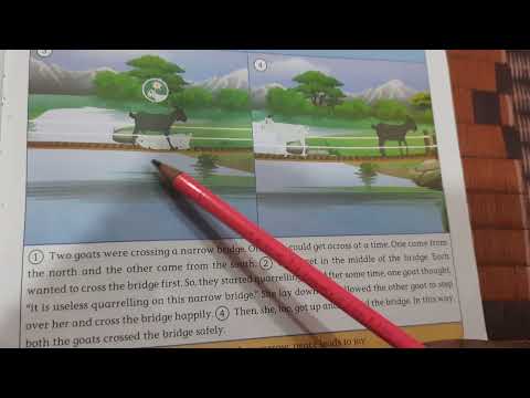 Two wise goats | jr kg story | pre-primary | Vikas apple book B