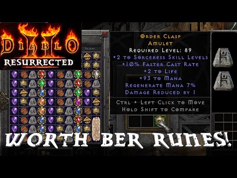 Crafting 100 CASTER AMULETS in Diablo 2 Resurrected!!!