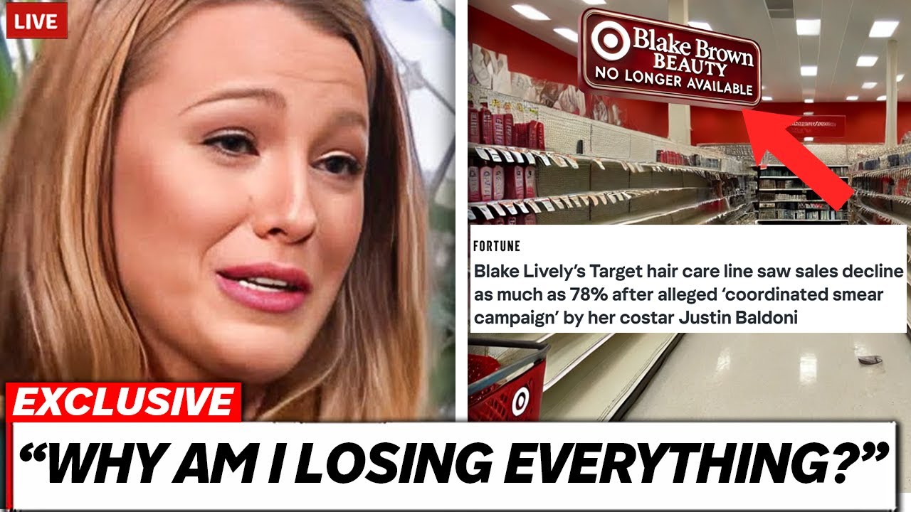 Blake Lively BREAKS DOWN After Target Officially BANS Blakes Hair Care Brand For Her Lawsuit Lies?!