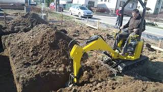 Minibager Fénix 400 PRO, benzín 9,5 HP KOHLER Profi elektrický štartér