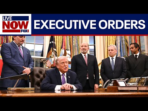 Video | FULL: President Trump signs executive orders on AI