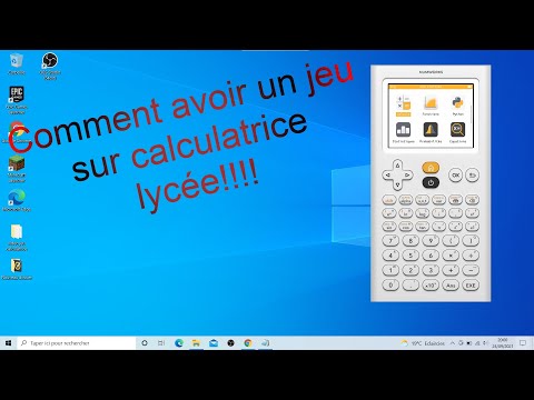 Comment avoir des jeux sur une calculatrice NUMWORKS!!!!!!!