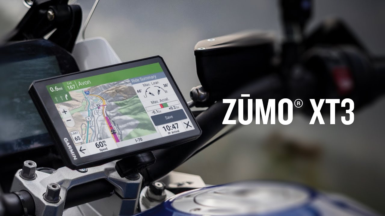 Garmin Zumo XT3 Motorcycle Sat Nav - 4.7 Inch Display Video