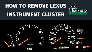 How To Remove 1992-1996 Lexus SC300 SC400 Instrument Cluster for Gauge Repair & LED Upgrade | TAE