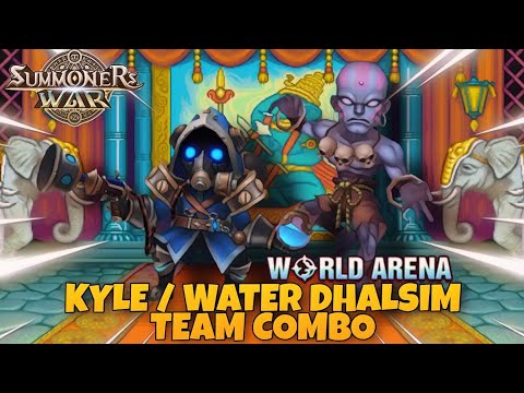 Kyle / Water Dhalsim Team Combo in World Arena - Summoners War