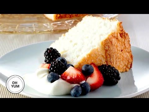 Professional Baker Teaches You How To Make ANGEL FOOD CAKE!