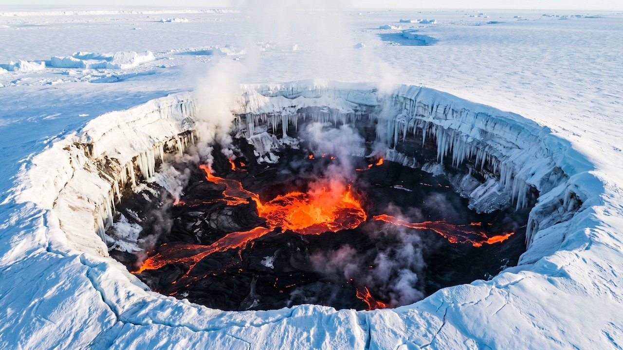 Scientists Found a Massive Hole Burning Beneath Antarctica