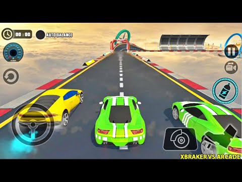 Impossible Car Tracks 3D: Green Car Driving Simulator Levels 17 to 24 Completed - Android Gameplay
