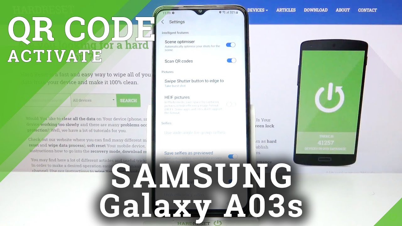 How to Allow Camera to Scan QR in SAMSUNG Galaxy A03s – QR Scanning