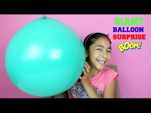 GIANT BALLOON SURPRISE Frozen Lalaloopsy Hello Kitty Shopkins Harry Poter Tokidoki Surprises B2cutec Video