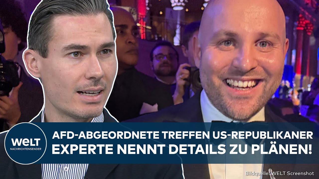 USA: Auszeichnung für AfD! Republikaner vergeben Preis an Markus Frohnmaier! Experte äußert sich