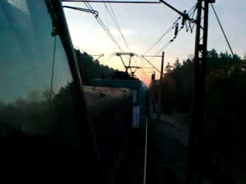 SM 42 i E 186 jazda przy mocno oszronionej sieci