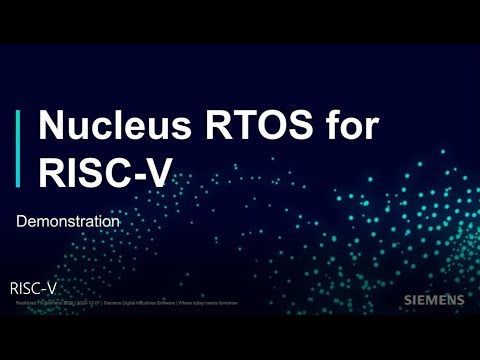 Nucleus RTOS enabling RISC V for Edge and Smart Devices