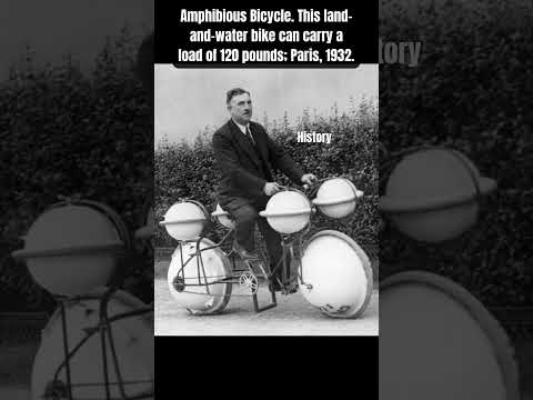 Amphibious Bicycle | Bizarre Invention #shorts