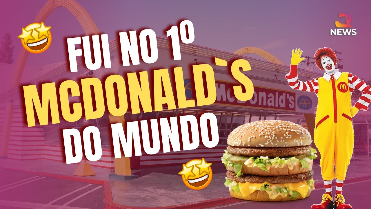 O 1° MCDONALD`S DO MUNDO - DO FILME FOME DE PODER EM SAN BERNARDINO, ESTADOS UNIDOS, HOJE UM MUSEU