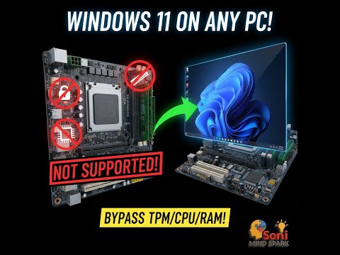 The Ultimate Guide to Windows 11 on Unsupported Hardware! Tpm/CPU/RAM bypass// Windows 11 upgrade.
