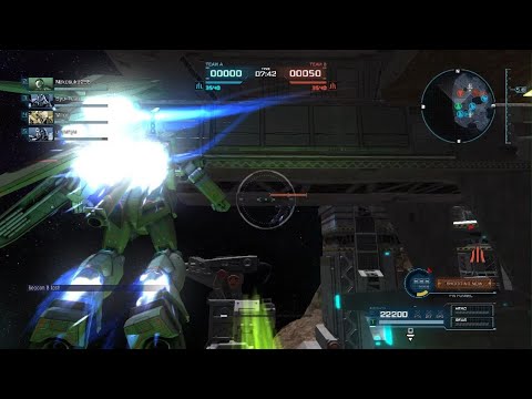 GBO2 Nu Gundam, a frantic space battle