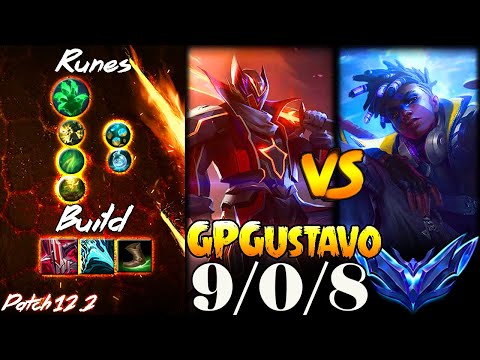 [ GPGustavo ] Gangplank vs Ekko Top -  Season 12 - Diamond II