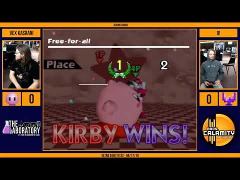 Ultra S@LT #132 | Vex Kasrani (Kirby) vs Q! (Falcon) - Round Robin - Smash 64