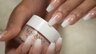 KIARA SKY NAILS DIP SYSTEM | OMBRE NAILS | Red Iguana | April Ryan