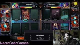 Fatal Core HUSH (First Impressions), Tutorial and AI match, TCG CCG #fatalcore #tcggames #freegames