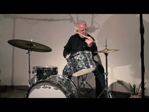 Steve Maxwell Vintage Drums - Ludwig 20/12/14" Drum Set - 1960s Black Diamond Pearl Downbeat