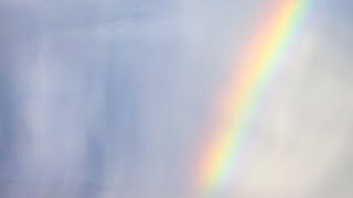 Dust Storm, dust rainbow (dustbow?), and thunderstorms approaching Bombay Beach!