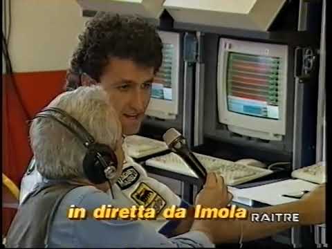 1994 F1 San Marino GP - Mario Desiderio explain Minardi telemetry (ITA)