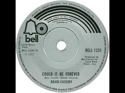 UK New Entry 1972 (76a) David Cassidy - Could It Be Forever