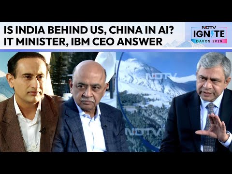 Is India Behind US, China In AI? IT Minister, IBM CEO Arvind Krishna Respond At Davos