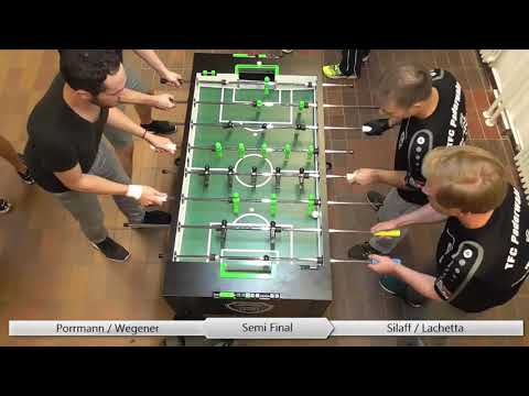 Kickereck Open | Semi Final - Wegener / Porrmann vs Lachetta / Silaff | Tablesoccer.TV