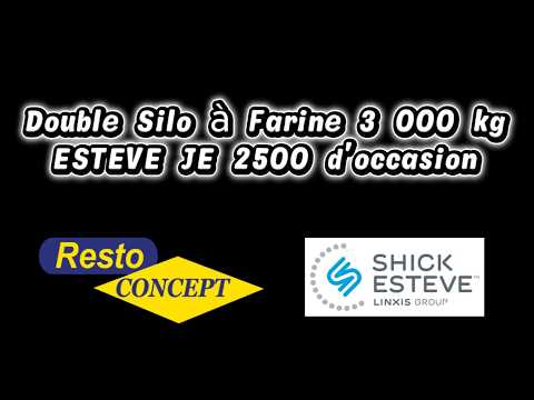 video 1, Ensemble Double Silo ESTEVE JE 2500 - 2 × 1500 kg