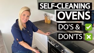 SELF CLEANING OVEN BEFORE AND AFTER & Do
