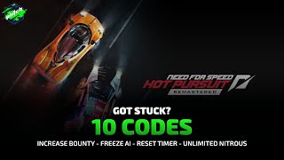 NFS HOT PURSUIT REMASTERED Cheats: Add Bounty, Freeze AI, Reset Timer, ... | Trainer by PLITCH