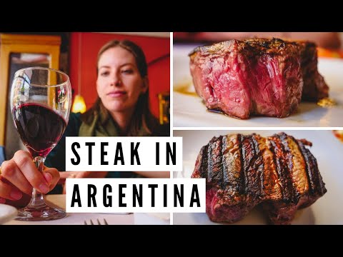 MOUTH-WATERING STEAK at an Argentine Steakhouse in Mar del Plata, Argentina