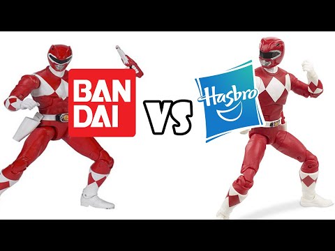 Bandai VS Hasbro: Power Rangers Legacy Collection VS Lightning Collection