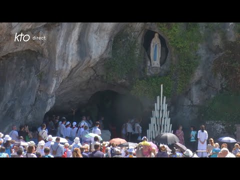 Chapelet du 16 juillet 2025 à Lourdes
