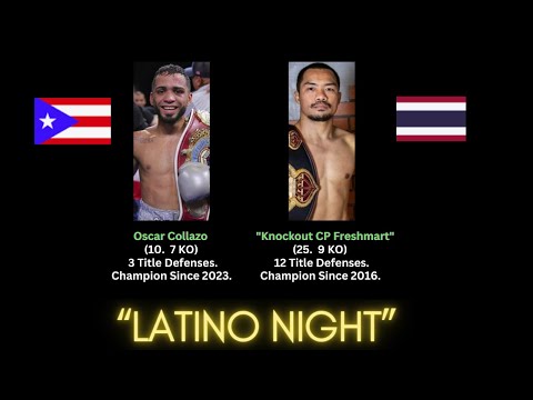 Nov. 16. Oscar Collazo vs "Knockout CP Freshmart".  #dazn #daznboxing