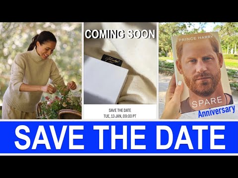 Duchess Meghan Says Save The Date - Anniversary of Prince Harry's Spare - Will & Kate Bedroom