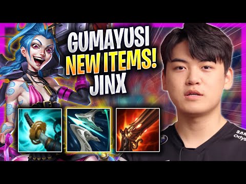 GUMAYUSI TRIES JINX WITH NEW ITEMS! - T1 Gumayusi Plays Jinx ADC vs Xayah! | Season 2023