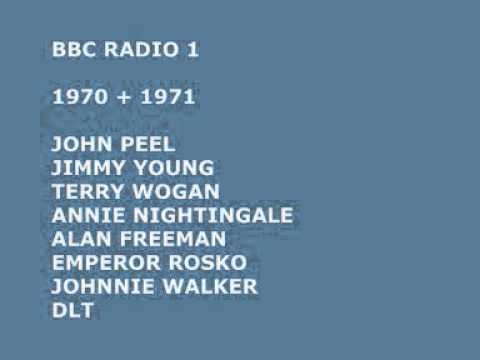 BBC RADIO 1  1970 1971  JOHN PEEL ANNIE NIGHTINGALE ROSKO  JOHNNIE WALKER  TERRY WOGAN