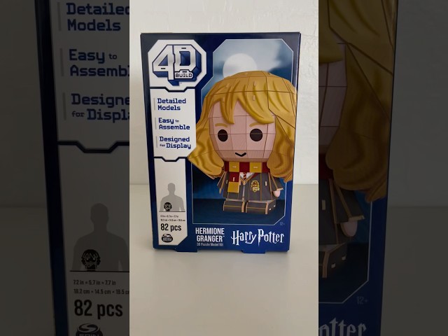 Vídeo relacionado con 4D Build - Harry Potter - Puzzle 3D del Popular héroe de la película de cartón, 87 Piezas, para los Fans de la Serie mágica Aventura a Partir de 12 años