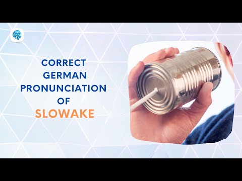 How to pronounce 'Slowake' (Slovak) in German? | German Pronunciation