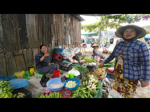 Countryside Market – A Peaceful Morning in Vietnam’s Mekong Delta with ASMR Sounds