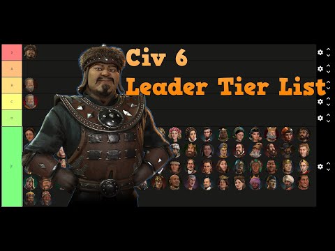 Ranking ALL 77 Civilization 6 Leaders - ( Single Player Deity Tier List )