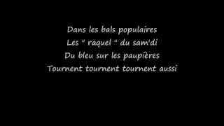 Michel Sardou Les Bals populaires avec paroles.wmv