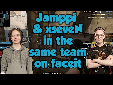 CS:GO - Jamppi and xseveN in the same team at FACEIT